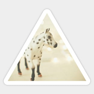 Horse in Winter Sticker